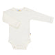 Body langarm Wolle/Seide Natur