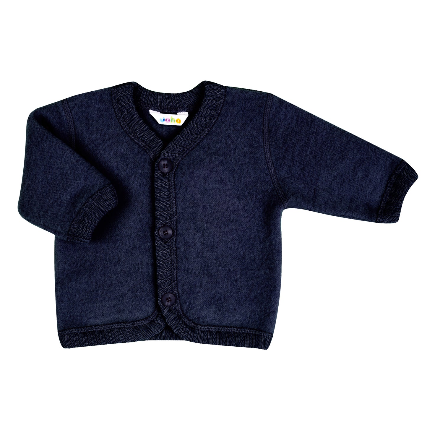 Cardigan Wollfleece Navy Melange
