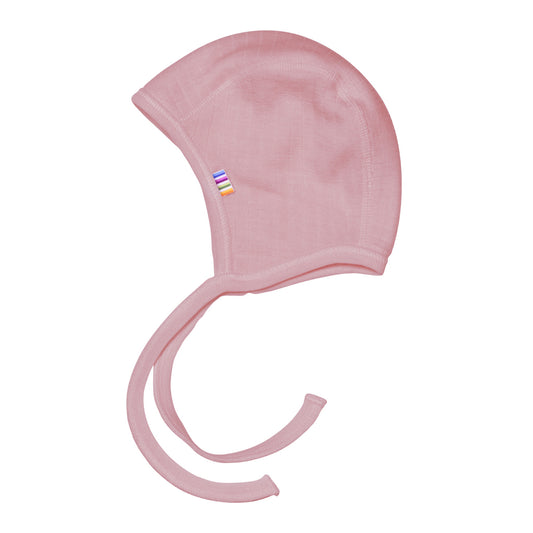 Mütze aus Wolle Altrosa