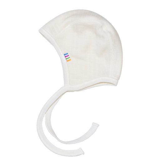 Mütze aus Merinowolle Natur