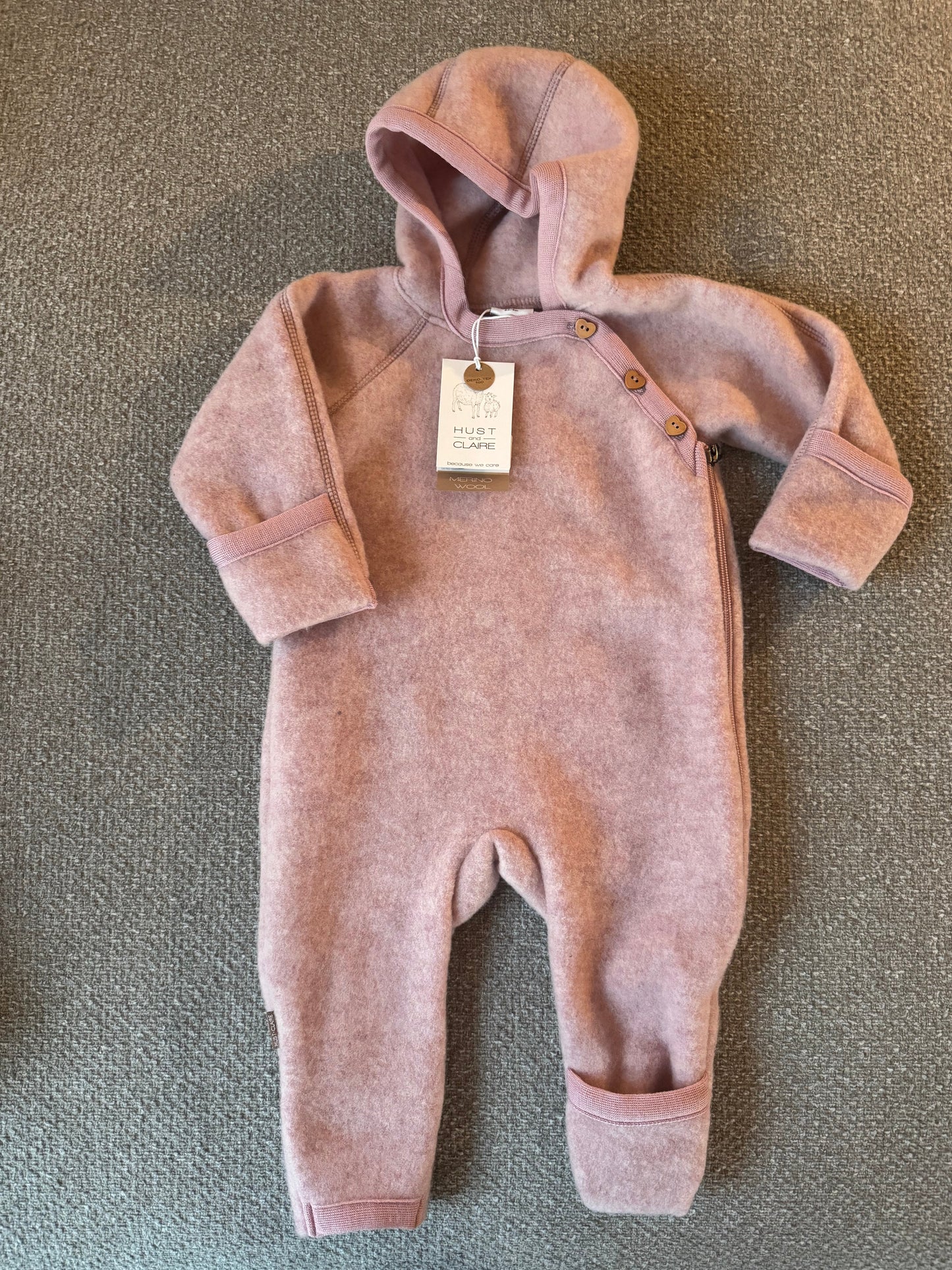 Wollfleece Anzug  aus Merinowolle