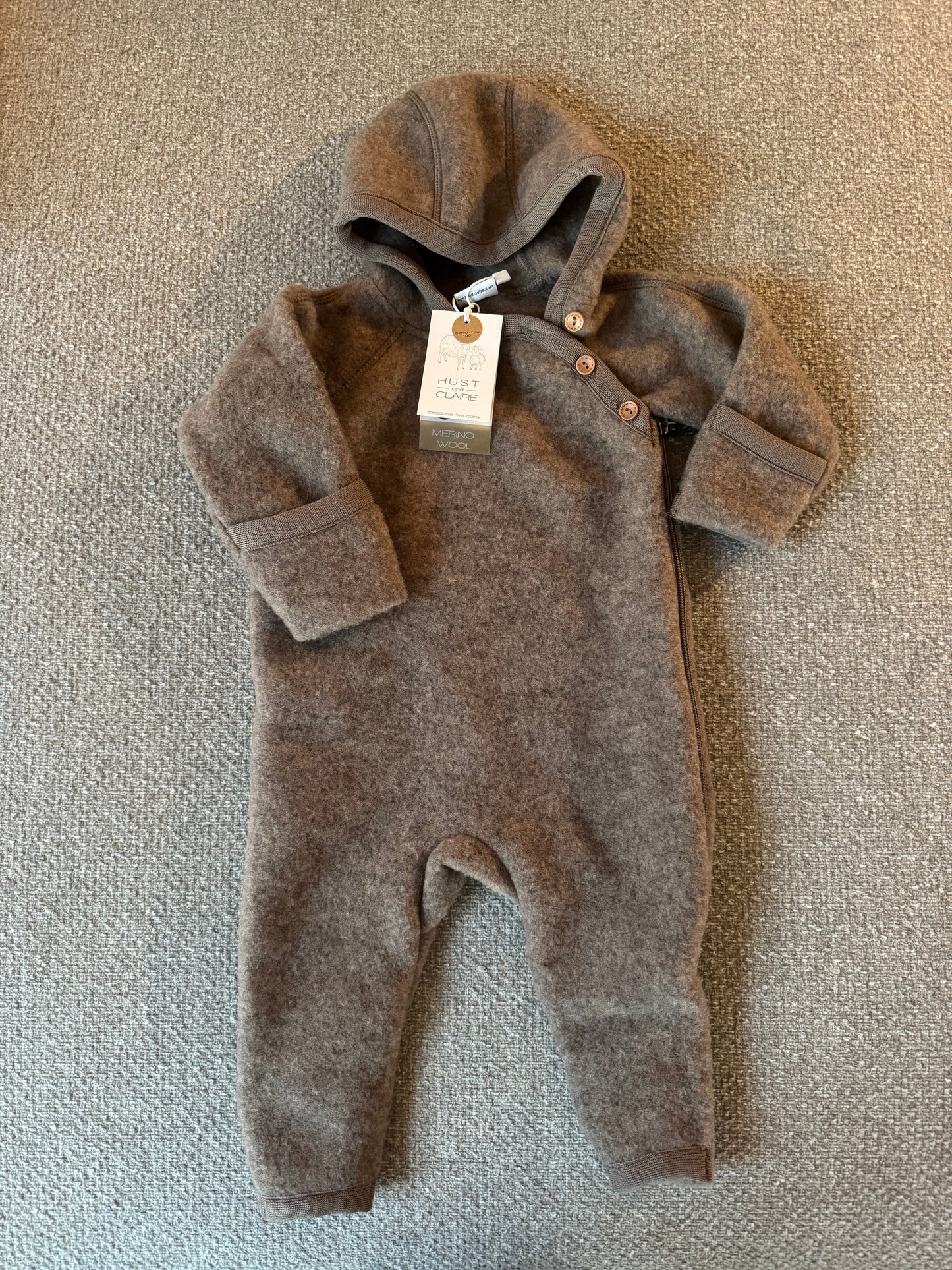 Wollfleece Anzug  aus Merinowolle