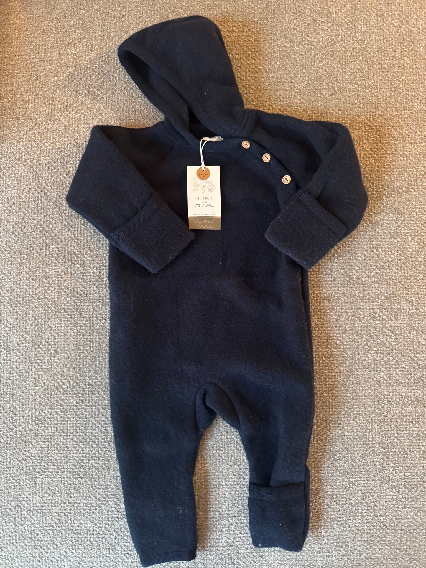 Wollfleece Anzug  aus Merinowolle