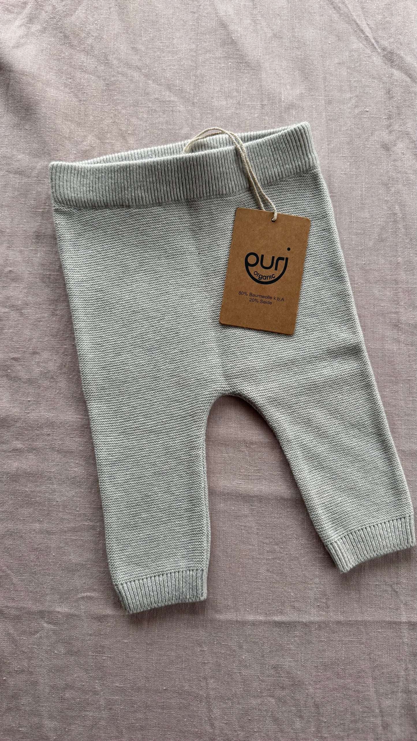 Puri organic Krausstrickhose